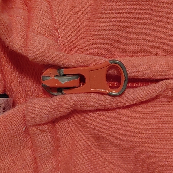 PAUL Frank original pink hoodie monkey zipper sweater Medium girl kids - Picture 5 of 9